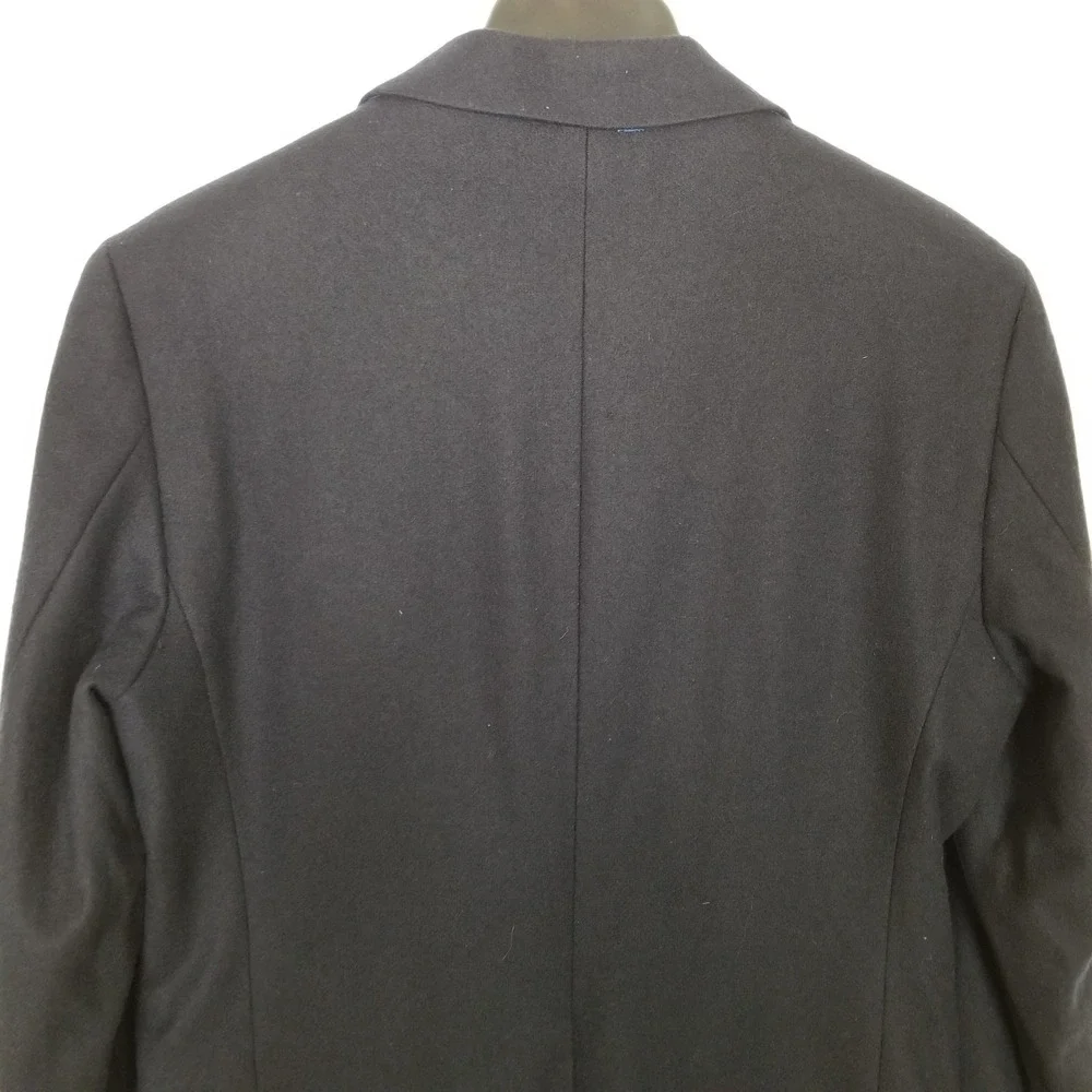 VTG Operations for Levi Strauss Men Wool Blend Blazer Jacket Sz L Navy Button Up